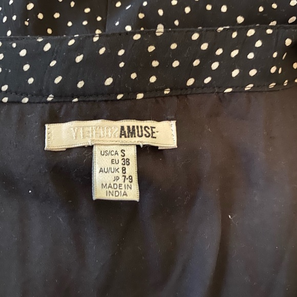 Amuse society black and white romper size small - Picture 5 of 6